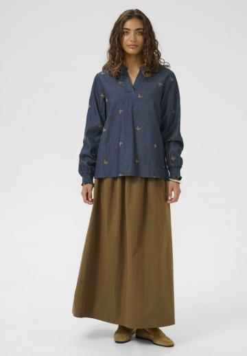 Джинсовая блузка