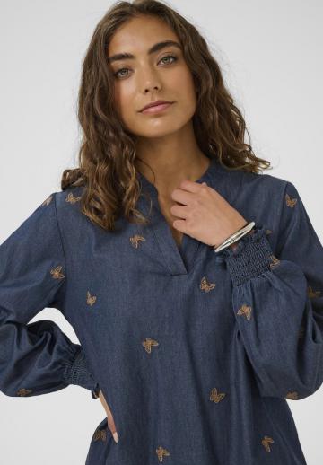 Джинсовая блузка