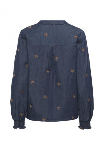 Джинсовая блузка