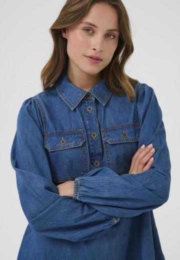 Джинсовое платье