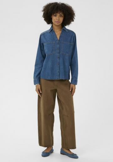 Джинсовая блузка