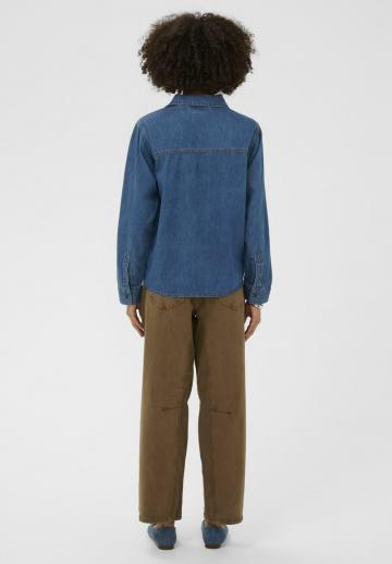 Джинсовая блузка