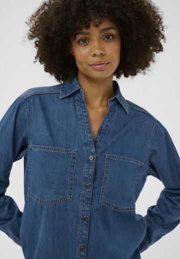 Джинсовая блузка