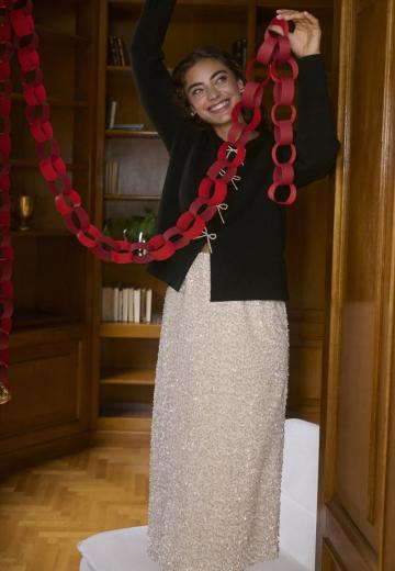 Вязаная юбка