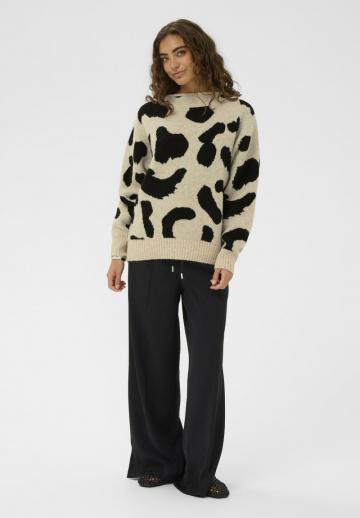 Длинный пуловер