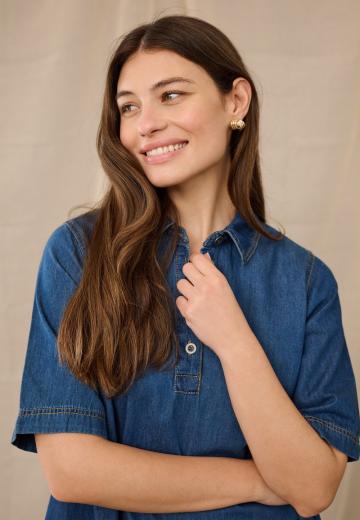 Джинсовое платье