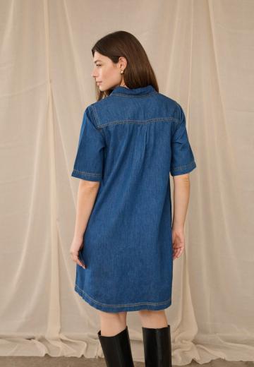 Джинсовое платье