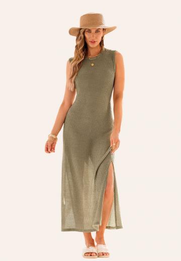 Вязаное платье