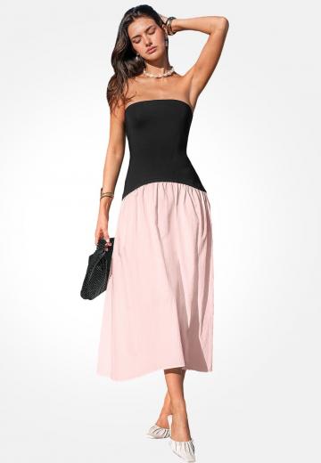 Платье без бретелек