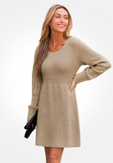 Вязаное платье