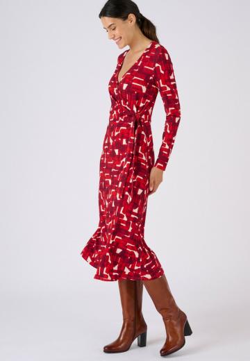 Вязаное платье