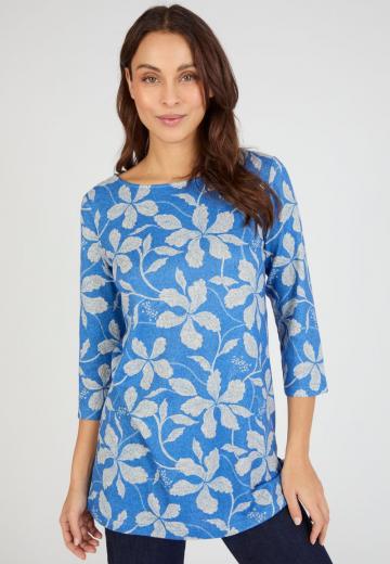 Пуловер с рукавом три четверти