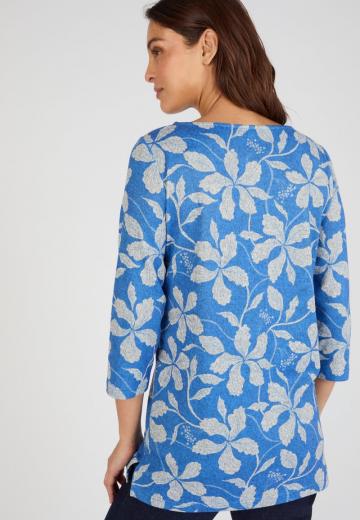 Пуловер с рукавом три четверти