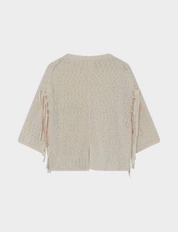 Пуловер с рукавом три четверти