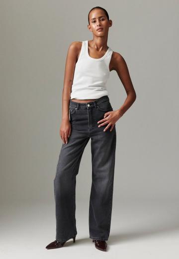 Прямые джинсы