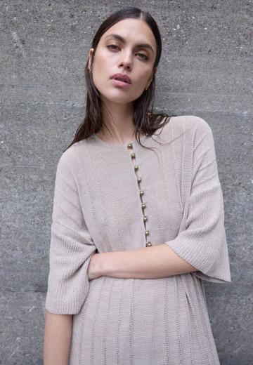 Вязаное платье