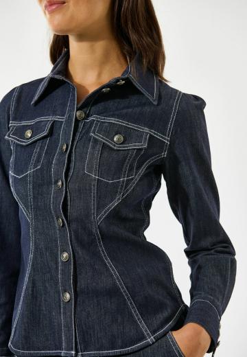 Джинсовая блузка