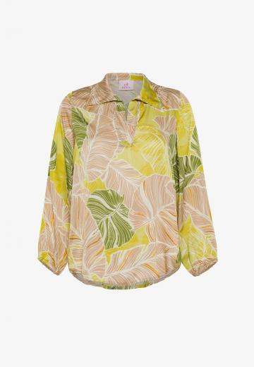 Атласная блузка