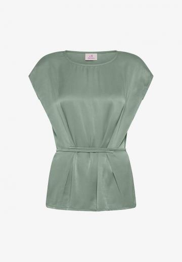 Атласная блузка