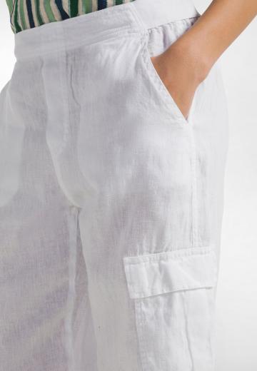 Брюки с накладными карманами