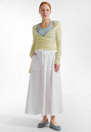 Юбка с накладными карманами