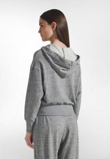 Пуловер с капюшоном