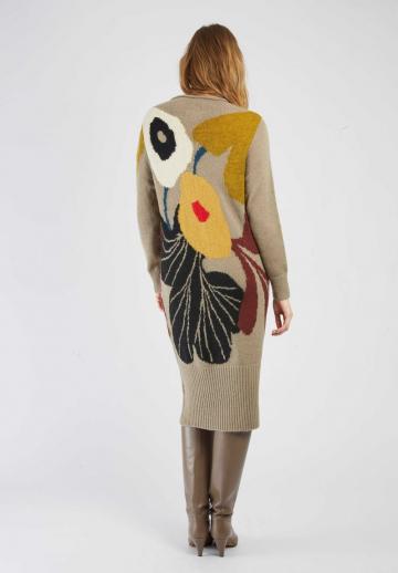 Вязаное платье