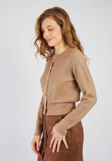 Вязаный жилет