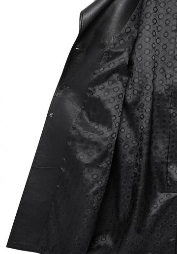 Кожаное пальто