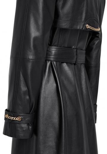 Кожаное пальто