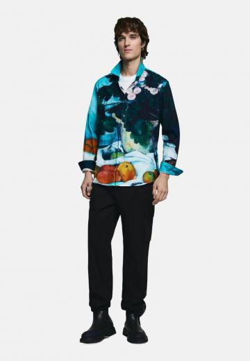 Брюки с накладными карманами