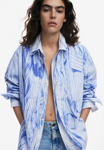 Джинсовая блузка