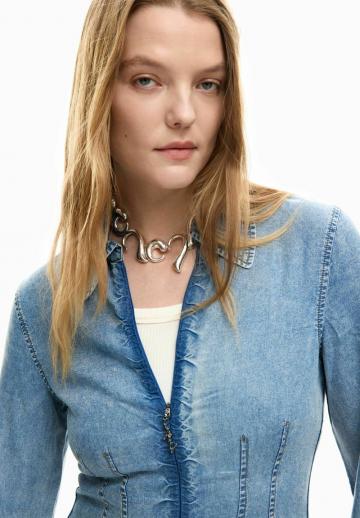 Джинсовое платье