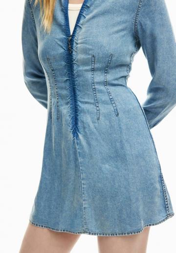 Джинсовое платье
