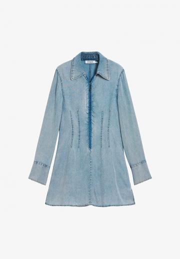 Джинсовое платье