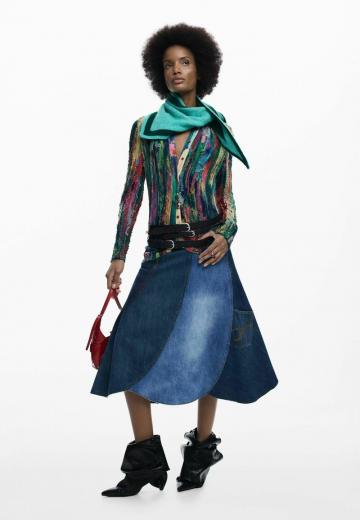 Джинсовая юбка