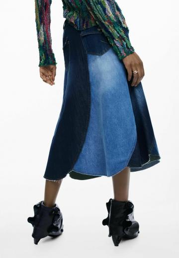 Джинсовая юбка