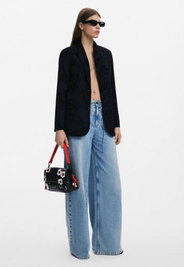 Длинный блейзер