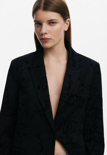 Длинный блейзер