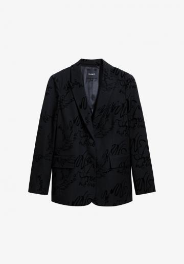 Длинный блейзер