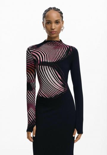 Вязаное платье