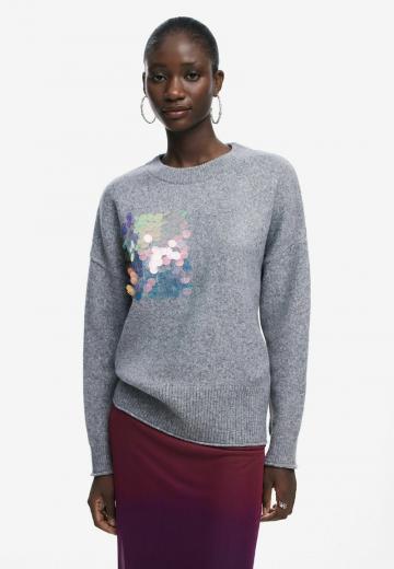 Длинный пуловер