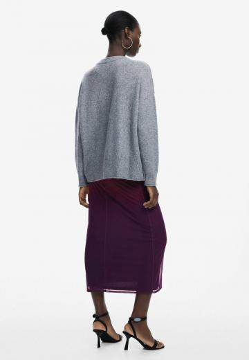 Длинный пуловер