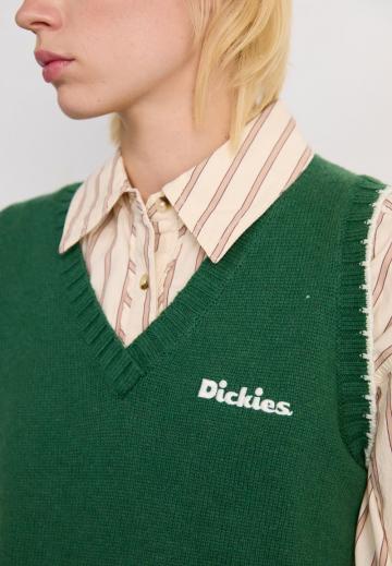 Пуловер без рукавов