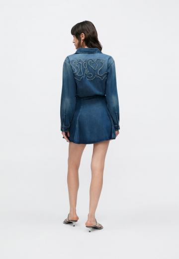 Джинсовое платье