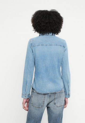 Джинсовая блузка