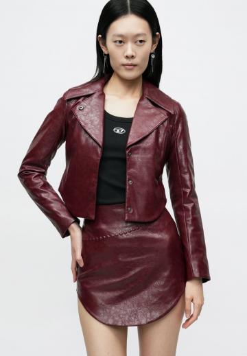 Кожаная юбка