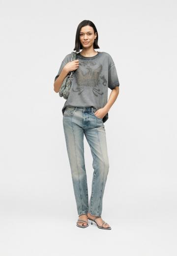 Прямые джинсы