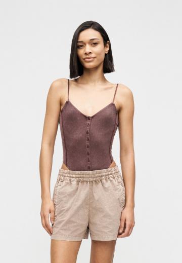 Топ на бретельках