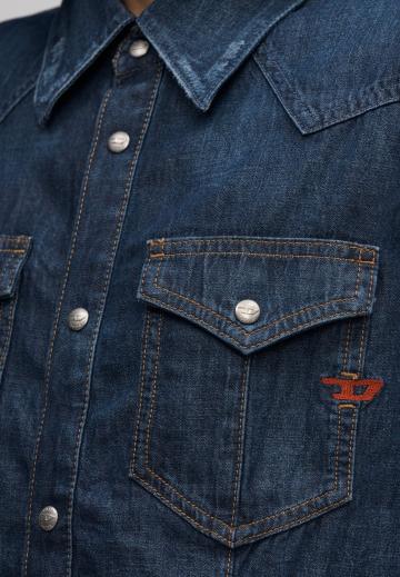 Джинсовая блузка